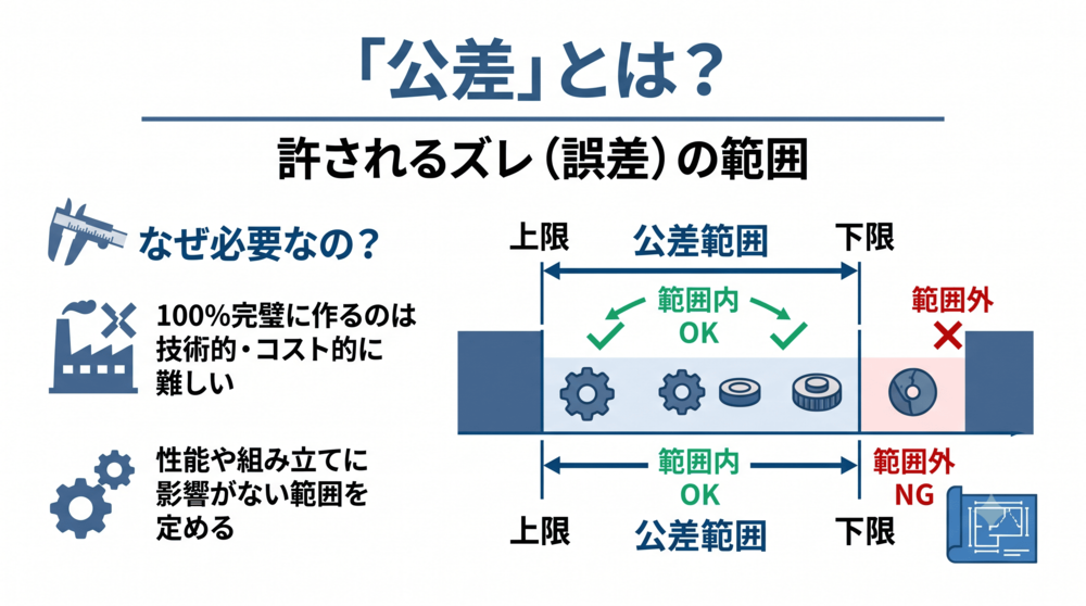 そもそも「公差」とは?