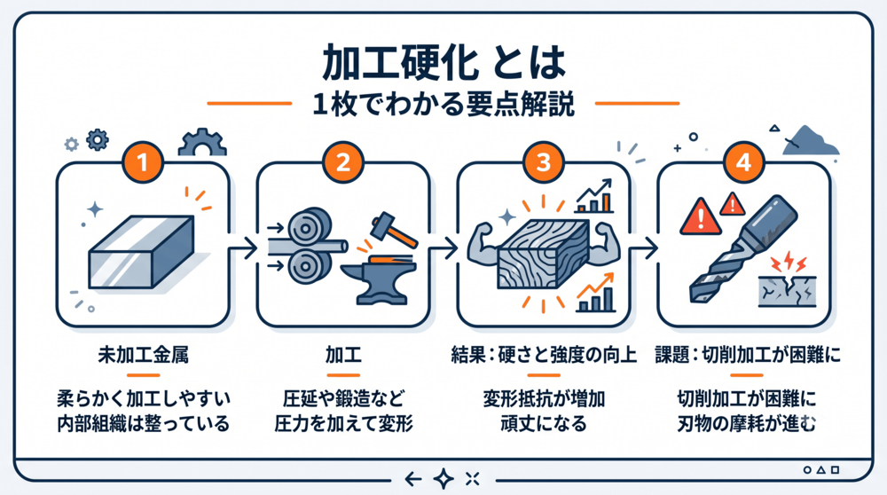 加工硬化とは